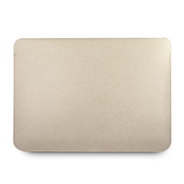 Guess Saffiano Script Computer Sleeve 13\" - Guld Yellow