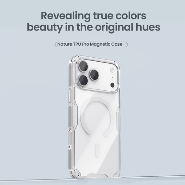 NILLKIN Nature Pro Series Mobilskal till iPhone 17 Pro Max MagSafe Grå