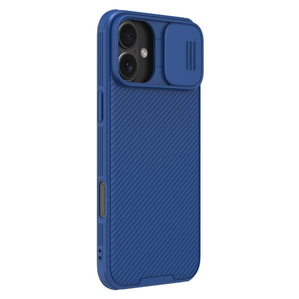 NILLKIN Camshield Pro Mobilskal till iPhone 16 Plus med Kameraskydd - Blå