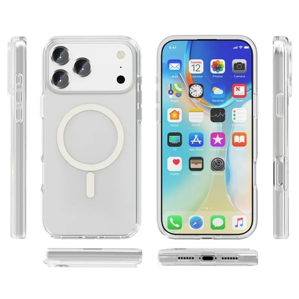 Mobilskal till iPhone 17 Pro Max MagSafe - Transparent Transparent