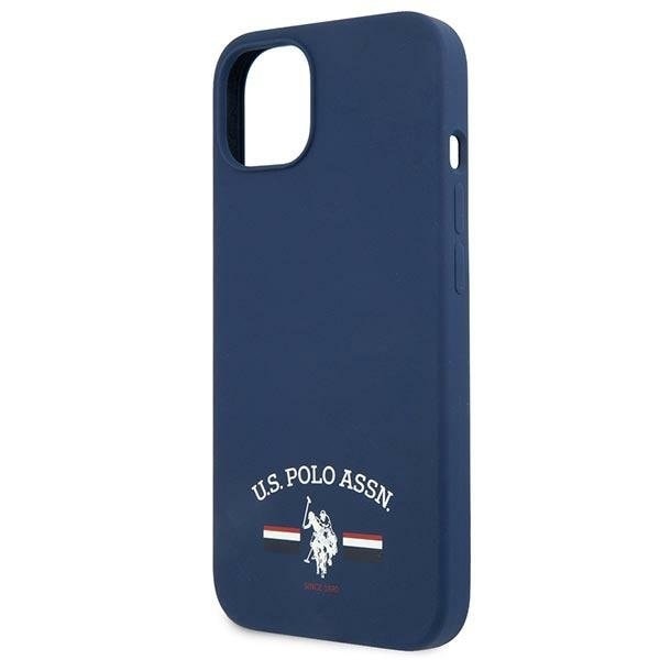 US Polo Silicone Collection Skal iPhone 13 mini - Navy Blå Blå