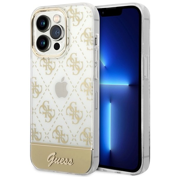 Guess Mobilskal till iPhone 14 Pro MagSafe 4G Pattern Script
