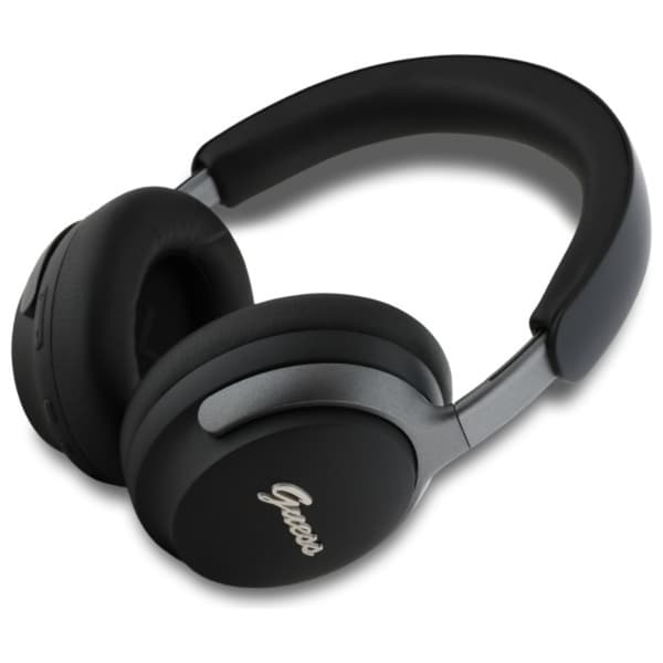 Guess Bluetooth On-Ear ANC Hovedtelefoner Metal Script Logo - Sort Black