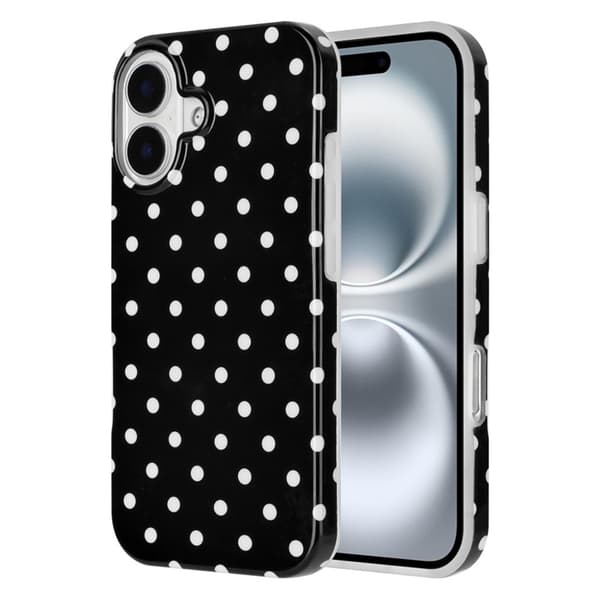 Mobilskal till iPhone 17 Dot Design Imd Tpu Svart
