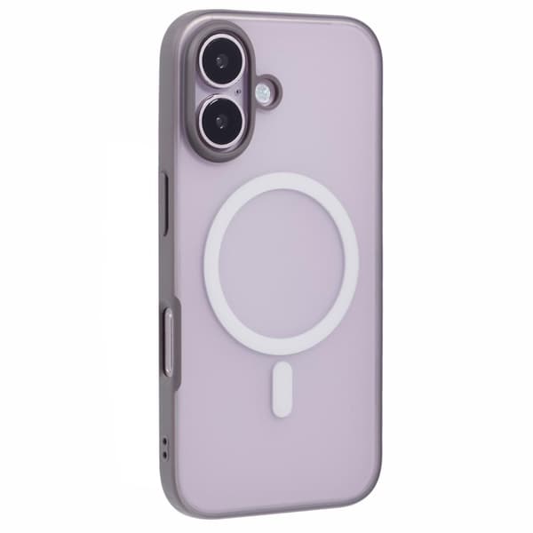 X-LEVEL Mobilskal till iPhone 16 Magnetiskt PC+TPU Matt Grå