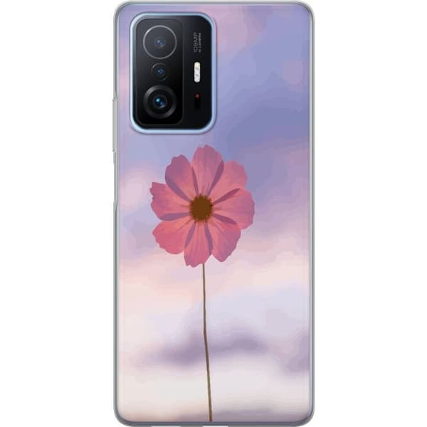 Mobilskal till Xiaomi 11T Pro med Rosa blomma