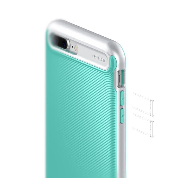 Caseology Wavelength -kuori iPhone 7 Plus - Mint Turkos