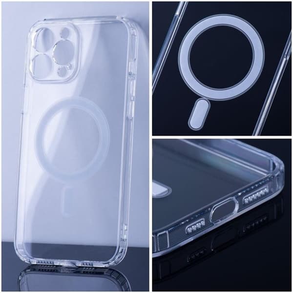 Telefontaske til iPhone 13 Magsafe Clear MID - Gennemsigtig Transparent