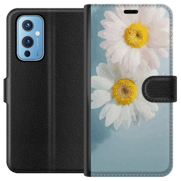 Plånboksfodral till OnePlus 9 med Sommarblommor