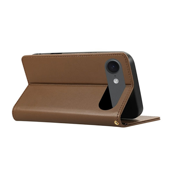 iPhone Air Plånboksfodral RFID Rhombus Läder - Brun Brun