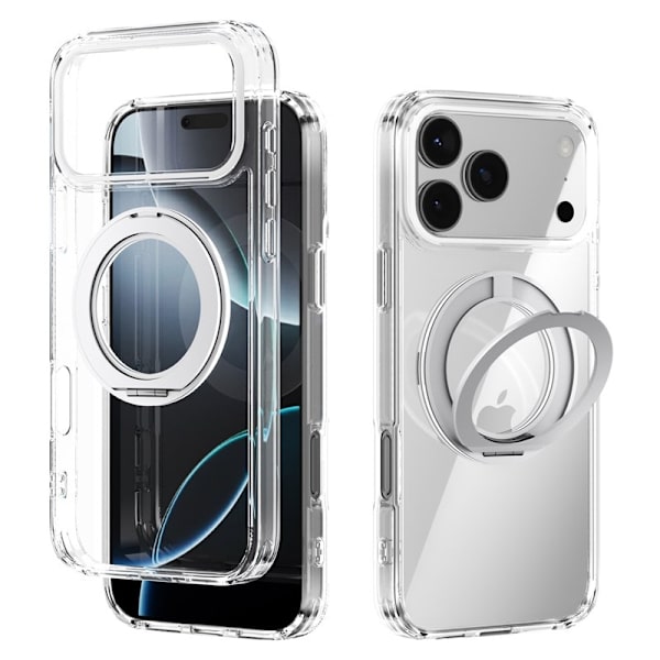 ABEEL Q-LUCK Mobilskal till iPhone 17 Pro Max Shockproof Silver