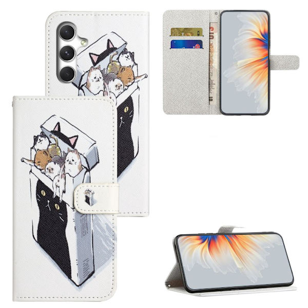 Plånboksfodral för Samsung Galaxy S26 Plus Konstläder - Katter