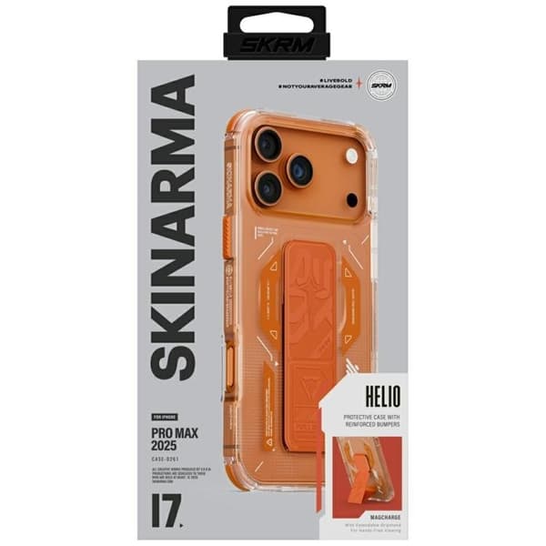 Skinarma Mobilskal till iPhone 17 Pro Max MagSafe Helio - Orange Orange
