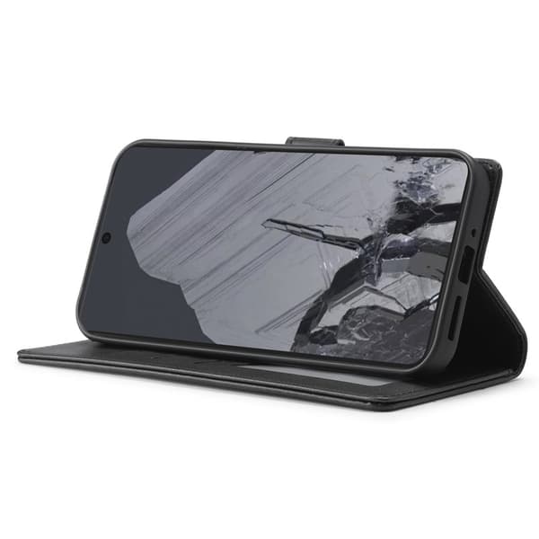 LC.IMEEKE Google Pixel 9 Pro Plånboksfodral Konstläder - Svart