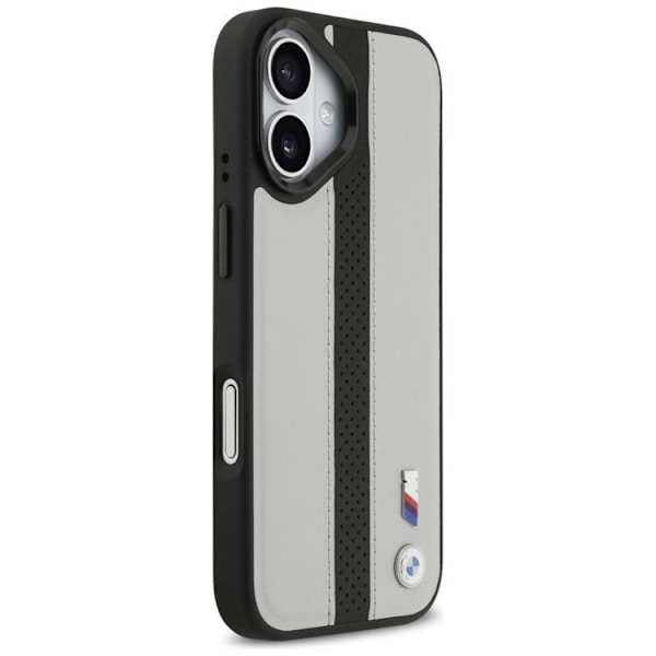 BMW Mobilskal till iPhone 17 MagSafe M Perforated Stripe Logo - Grå Grå