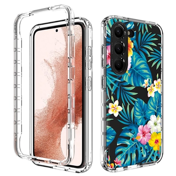 Galaxy S23 Plus Skal Pattern Printing - Plantain Leaf
