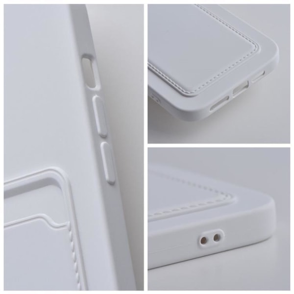 Forcell iPhone 13 Skal Korthållare - Vit