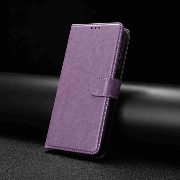 OnePlus 15 5G Plånboksfodral Folio Flip Konstläder Lila