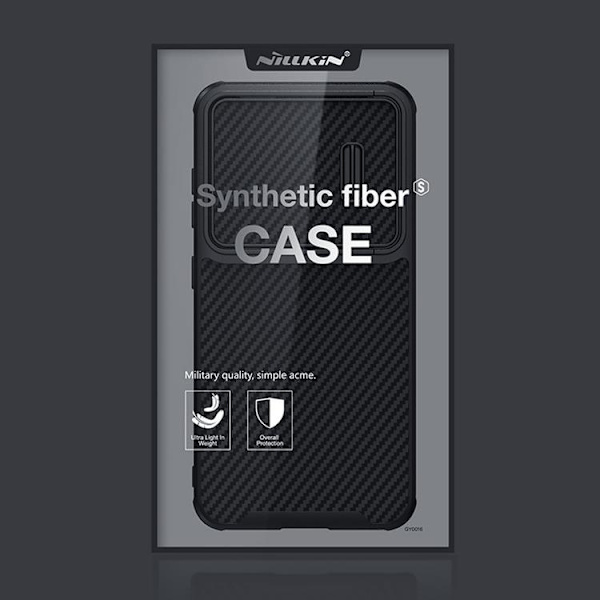 Nillkin Galaxy S23 Plus Mobilskal CamShield Synthetic Fiber - Svart Svart