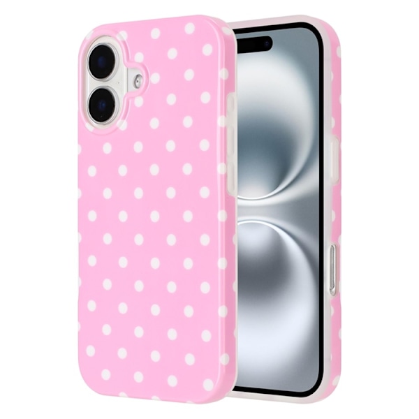 Mobilskal till iPhone 17 Dot Design Imd Tpu - Rosa Rosa