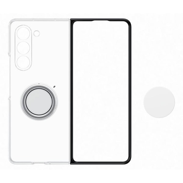 Samsung Galaxy Z Fold 5 Mobilskal Silikon Gadget - Clear