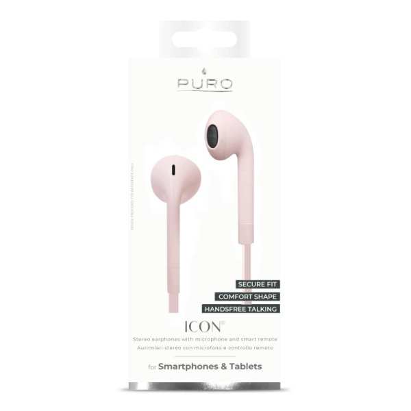 Puro - ICON Stereo hovedtelefoner M / Mick - Pink Pink