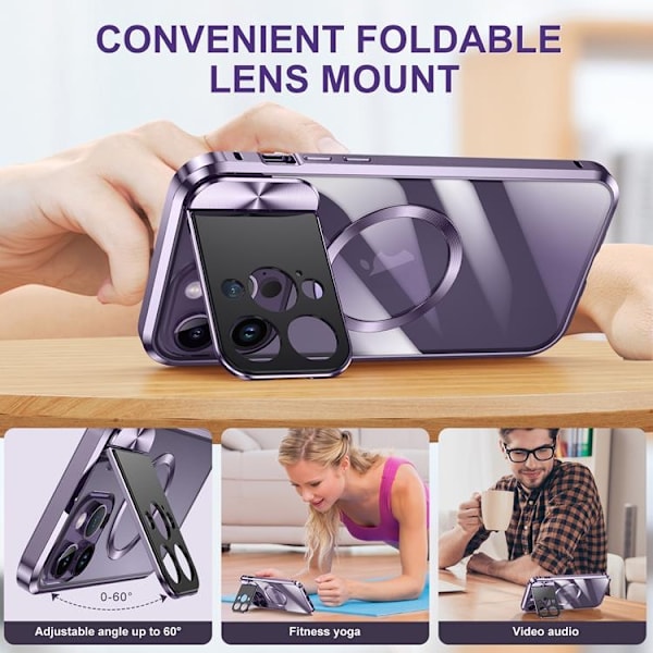 BOOM Mobilskal till iPhone 14 Pro Max Magsafe Metall Frame - Silver