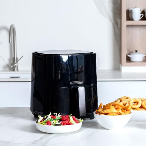 BLACK+DECK Air Fryer Sort 5L 1450W