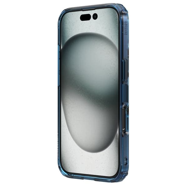 NILLKIN Pro Series Mobilskal till iPhone 16 Plus TPU+PC Ultra Clear Blå