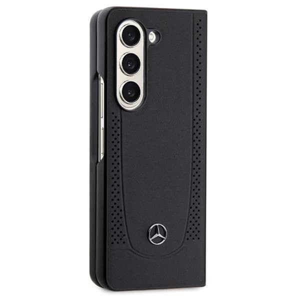 Mercedes Galaxy Z Fold 5 Mobilskal Læder Urban Line - Sort Black