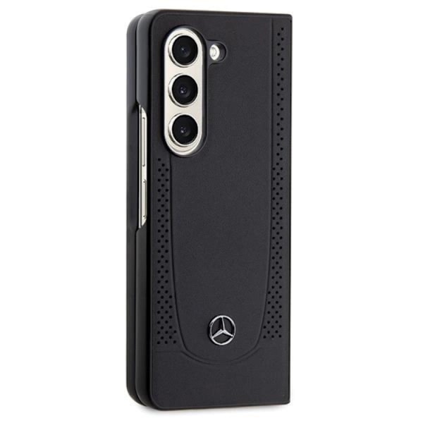 Mercedes Galaxy Z Fold 5 Mobilskal Läder Urban Line - Svart Svart