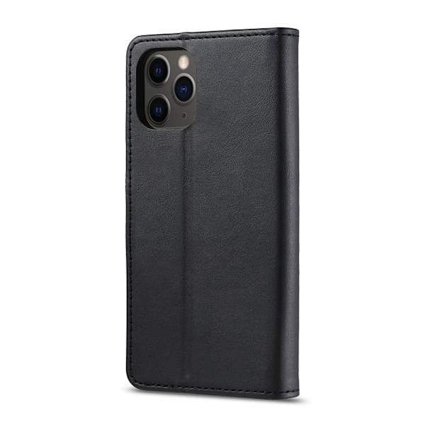 LC.IMEEKE iPhone 12 Plånboksfodral i Konstläder - Svart