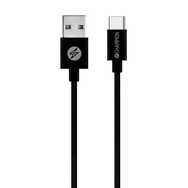 CHAMPION USB-C till USB-A kabel 3m - Svart Svart