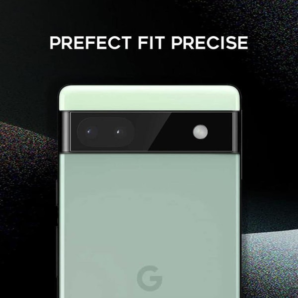 [2-PACK] Google Pixel 6a Härdat glas Kameralinsskydd - Clear