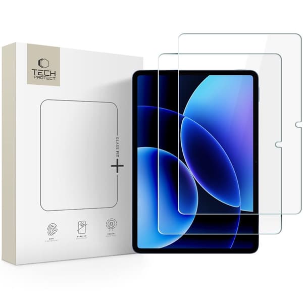 Tech-Protect [2-Pack] Skärmskydd Härdat För Xiaom Pad 7/7 Pro Fit Plus - Clear Transparent