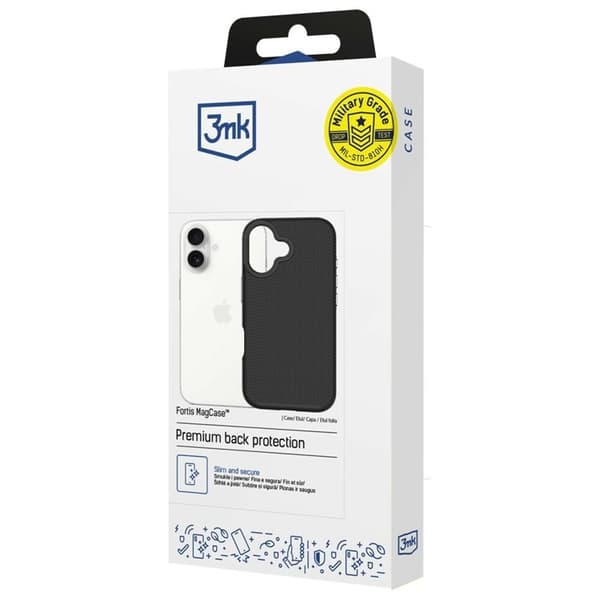 3mk Mobilskal För iPhone 17 Magsafe Fortis - Svart Svart