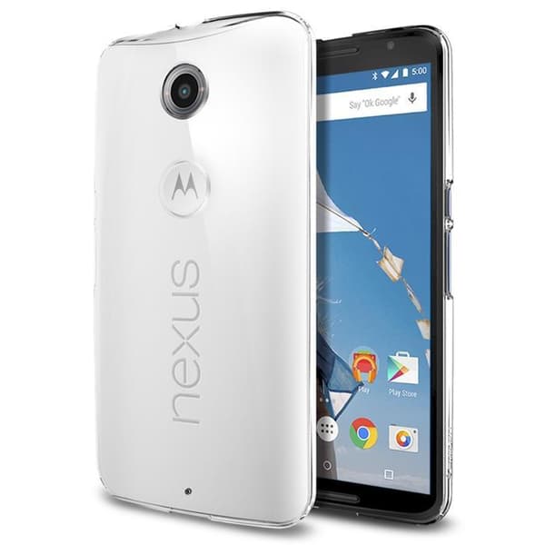 SPIGEN Thin Fit Skal till Google Nexus 6 (Clear) Transparent