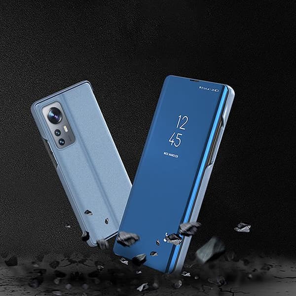 Xiaomi 12 Lite Fodral Clear View Flip - Svart