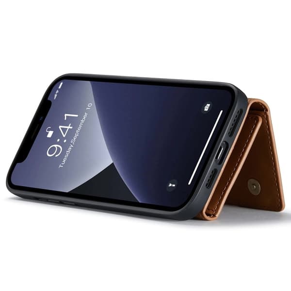 DG.MING M1 Series Mobilskal till iPhone 14 Pro Max 2-i-1 Magnetisk Brun