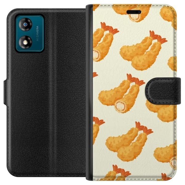 Plånboksfodral till Motorola Moto E13 med Räkor