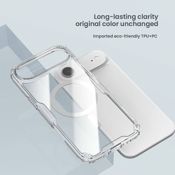 NILLKIN Nature Pro Series Mobilskal till iPhone Air MagSafe TPU PC Grå