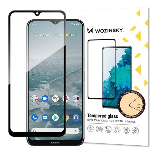 Wozinsky Full Glue Härdat glas Nokia G20 - Svart Svart