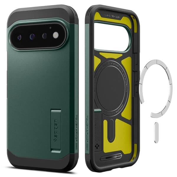 Spigen Mobilskal För Google Pixel 11 Pro Magsafe Tough Armor - Abyss Grön