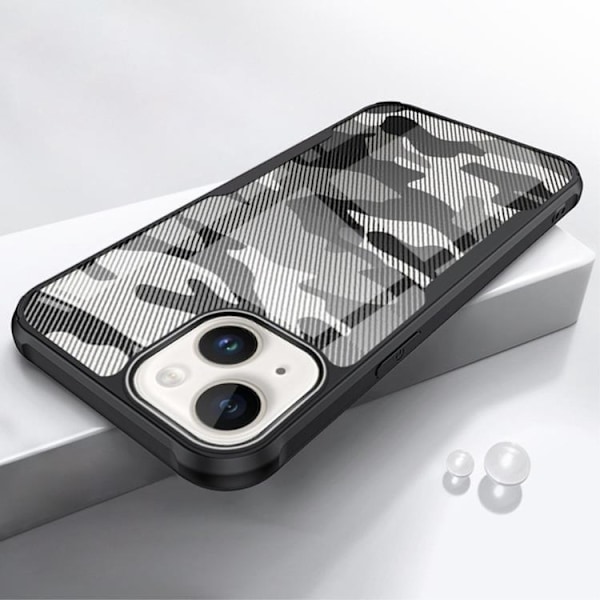 Rzants iPhone 14 Plus Skal Camouflage - Svart