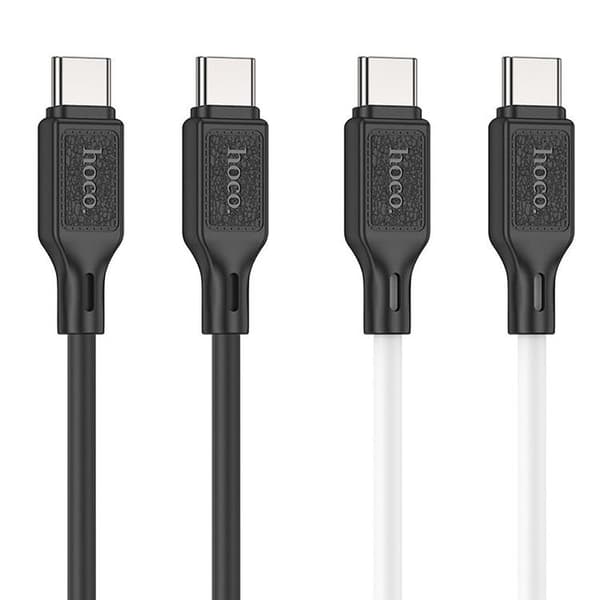 HOCO USB Til USB-C 1m Kabel 3A X90 - Hvid Vit