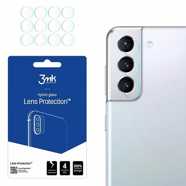 3MK 4 Pcs  Galaxy S22   Kameralinskydd Transparent