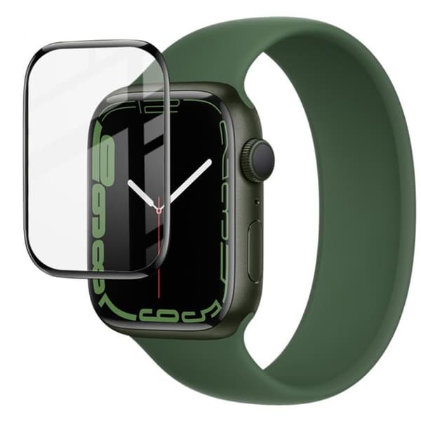 IMAK Rep kestävä näytönsuoja Apple Watch 7 41 mm - musta Black