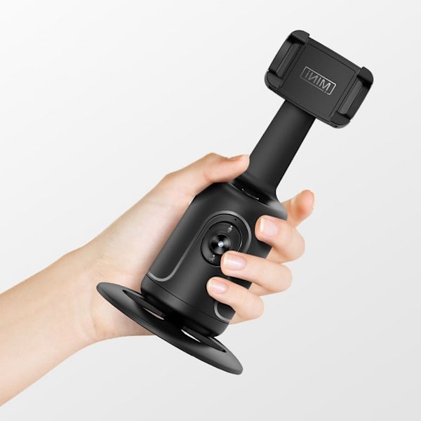 Inteligent selfiestick Stand med face-tracking - Svart Svart
