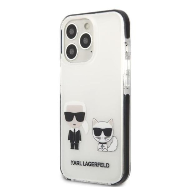 Karl Lagerfeld iPhone 13 Pro Max Skal Karl & Choupette - Vit
