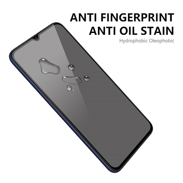 [2-PACK] Privacy Härdat Glas Skärmskydd Galaxy A24 4G Svart